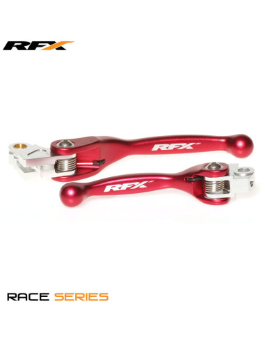 RFX Race Forged Flexible Lever Set (Red)