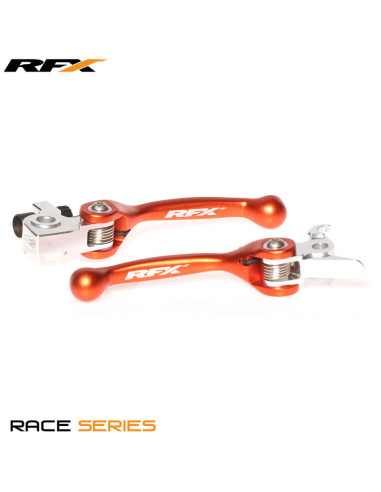 Ensemble de leviers flexibles forgés RFX Race (Orange) - KTM Divers freins Brembo / embrayages Brembo