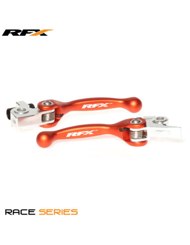 Ensemble de leviers flexibles forgés RFX Race (Orange)