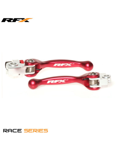 Jeu de leviers flexibles forgés RFX Race (Rouge) AJP Trials Tous les modèles (Mais pas Sherco)
