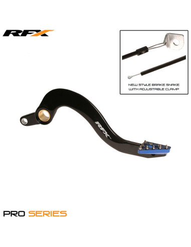 Levier de frein arrière RFX Pro ST (Anodisé dur noir/bleu) - Yamaha YZF/WRF 250