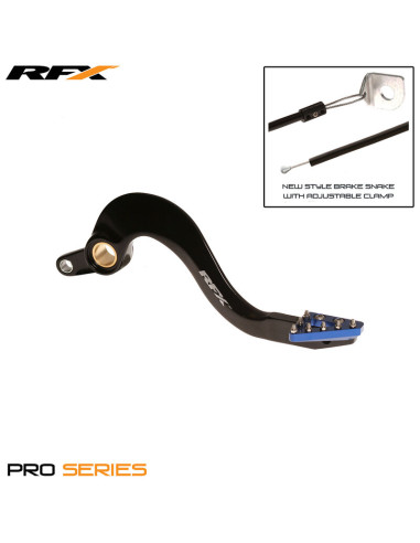 Levier de frein arrière RFX Pro ST (Anodisé dur noir/bleu) - Yamaha YZF/WRF 450