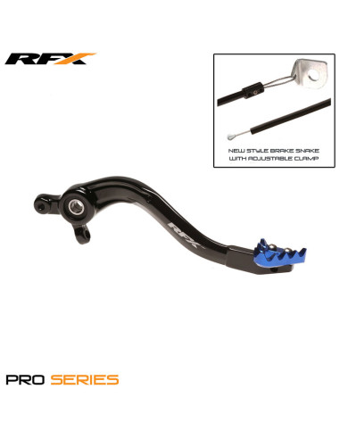 RFX Pro ST Rear Brake Lever Hard Anodised Black/Blue
