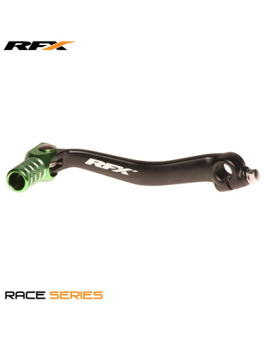 RFX Race Gear Lever (Black/Green) - Kawasaki KXF450