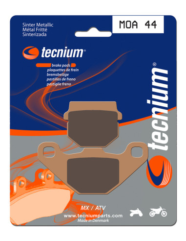 Plaquettes de frein TECNIUM MX/Quad métal fritté - MOA044