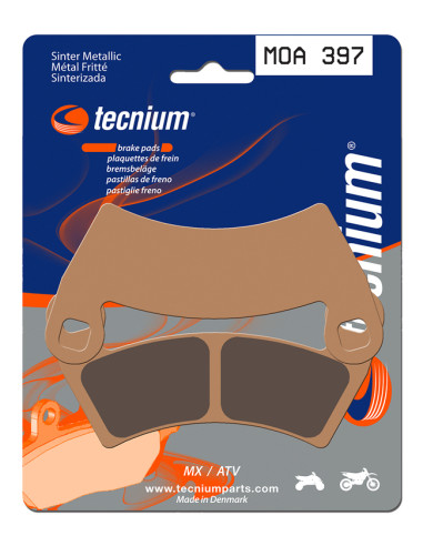 TECNIUM MX/ATV Sintered Metal Brake pads - MOA397