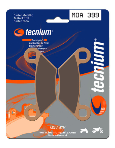 Plaquettes de frein TECNIUM MX/Quad métal fritté - MOA399