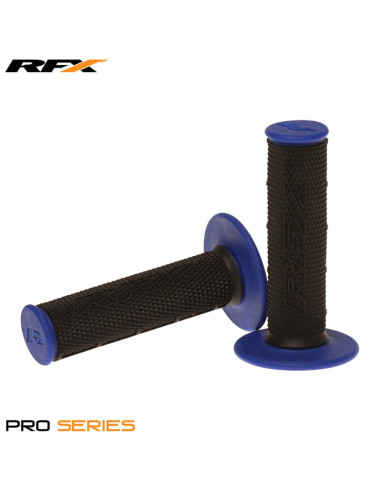 Paire de poignées bi-composant RFX Pro Series partie centrale noire  (Noir/Bleu)