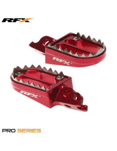 RFX Pro Series 2 Footrests (Red)