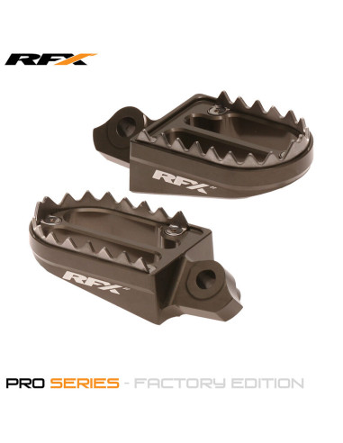 RFX Pro Series 2 Footrests (Hard Anodised) - Suzuki RMZ250/450)
