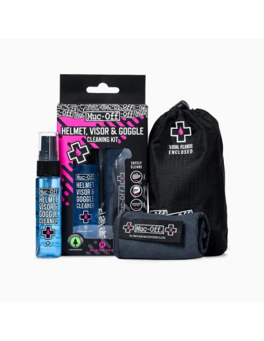 MUC-OFF Visor Lens and Goggle Cleaning Kit