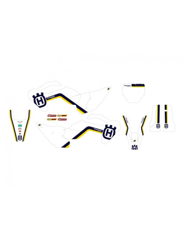 BLACKBIRD Retro Stickers Kit - Husqvarna FC/TC