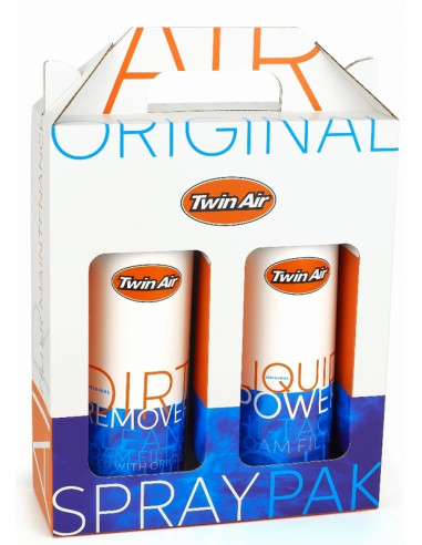 TWIN AIR Liquid Power Spray + Dirt Remover Pack - 2x500ml