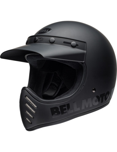 BELL Moto-3 Classic Helmet - Matte/Gloss Blackout