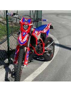Support de plaque d'immatriculation arrière de moto avec 12V, feu de stop  universel pour Enduro Motocross -THJR150 - Cdiscount Auto