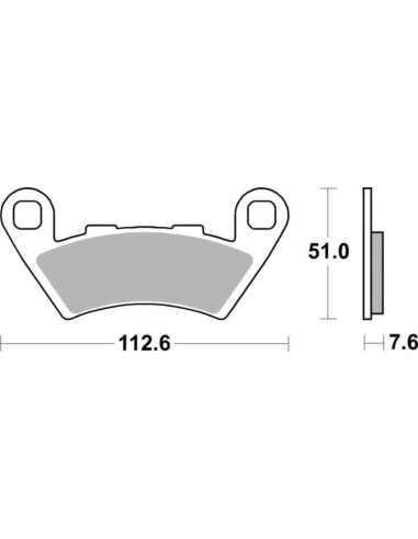 TECNIUM Street Performance Sintered Metal Brake pads - MF444