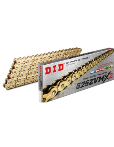 D.I.D 525ZVM-X2 X-Ring Drive Chain 525