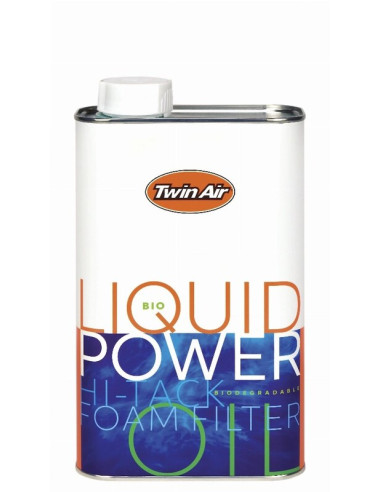 TWIN AIR Bio Liquid Power Foam Filter Oil - Can 1L
