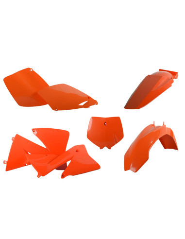 POLISPORT Plastic Kit Orange - KTM EXC/EXC-F