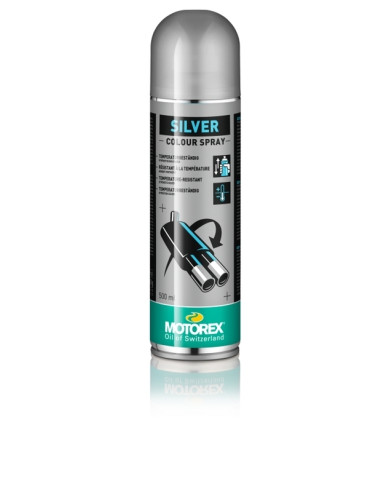 MOTOREX Silver Colour Spray - Spray 5ml x12