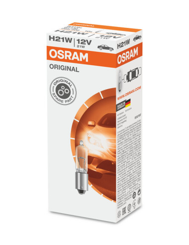 OSRAM Original Line H21W Light Bulbs 12V 25W - x10